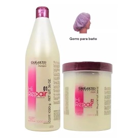 Salerm Hi Repair Shampoo + Mask 1lt Reparación Inmediata