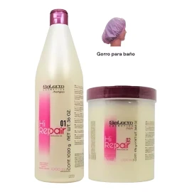 Salerm Hi Repair Shampoo + Mask 1lt Reparación Inmediata