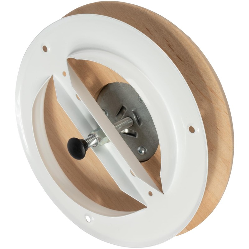Repa Market ø4" Inch Wooden Air Diffuser - Adjustable Black