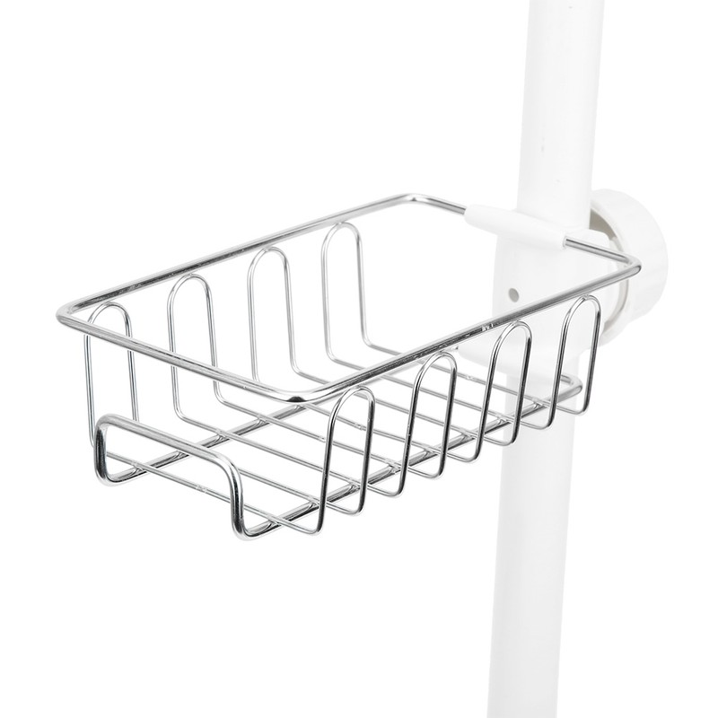 2Pcs Faucet Storage Rack Stainless Steel Sink Caddy Organizer Soap