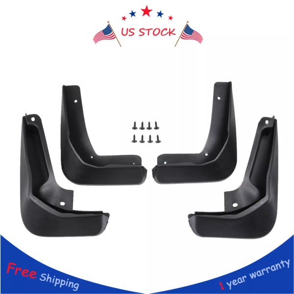 tomtop-auto New Splash Guards Mud Flaps for Ford Focus 2012-2018