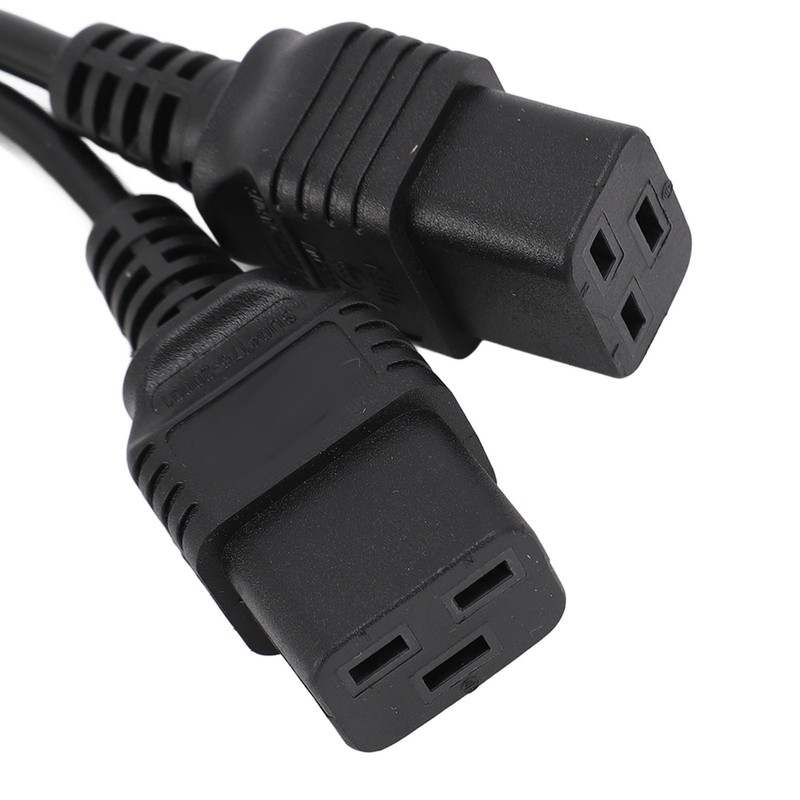 Power Cord Splitter Adapter IEC 320 C14 to IEC320 C19