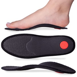 SULPO Orthopaedic Insoles - Foam Shoe Insoles with Footbed - Antibacterial Insoles Against Odour & Sweaty Feet - For Men & Women - Comfort Sports Insoles