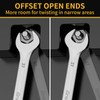 GRENPRO Metric Wrench Set, Large Wrench Set Metric and Standard,