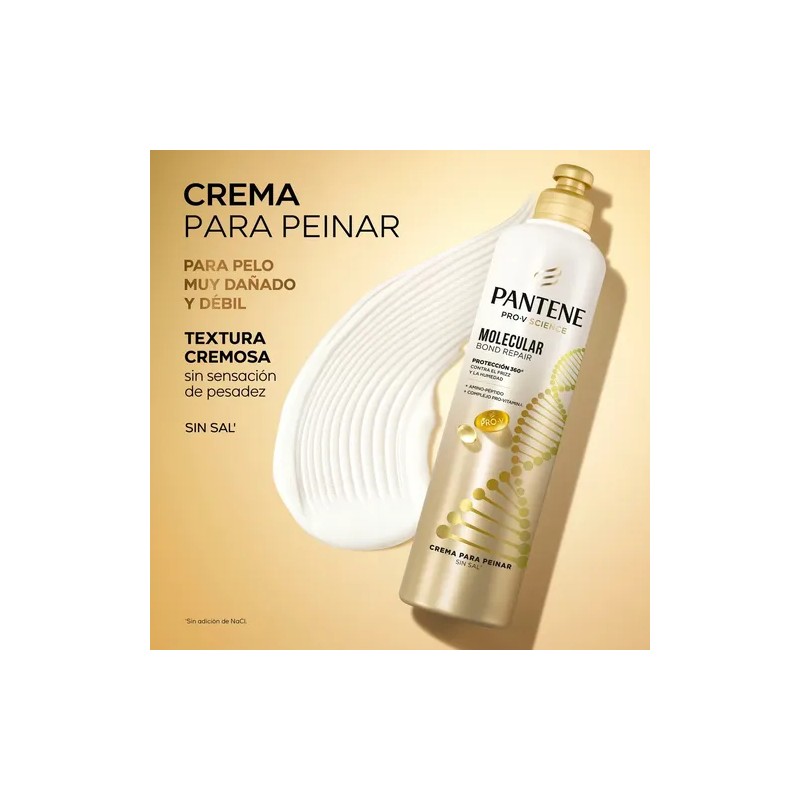 Crema Peinar Pantene Molecular Bond Repair 300