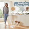 6-in-1 Steam Mop, 1200W Rotated Steam Cleaner for Home, 2