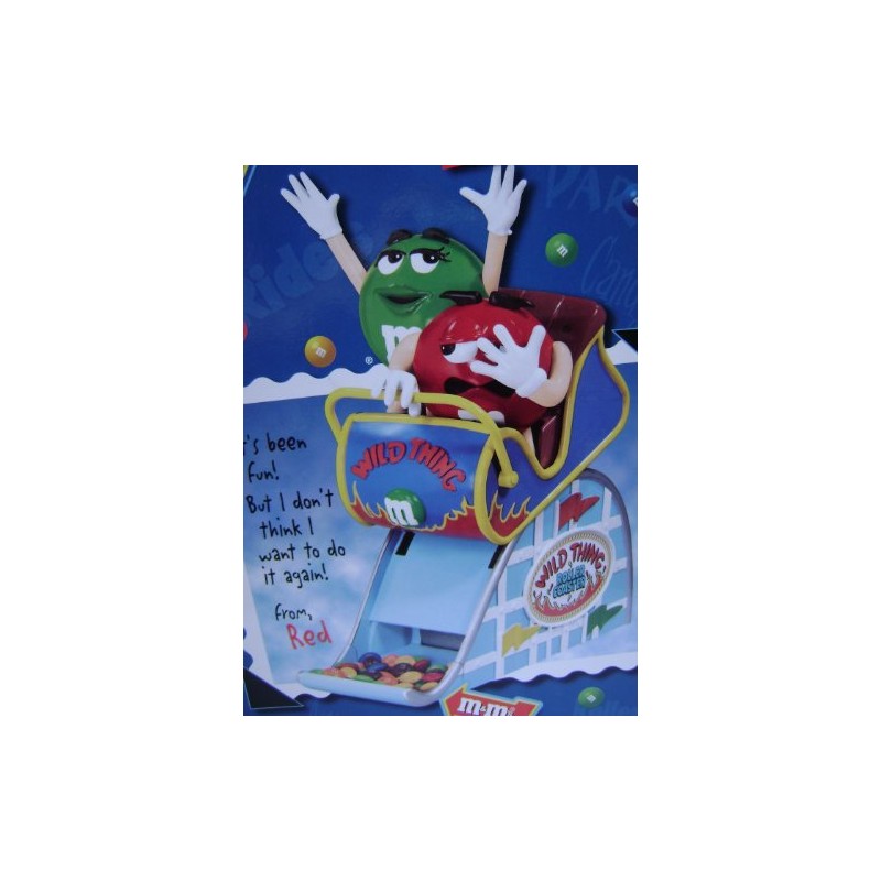 M&M's Candy Dispenser - Wild Things Roller-Coaster - Limited Edition