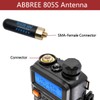 ABBREE Ham Radio Antenna Dual Band VHF/UHF 144/430Mhz 1.96inch Mini