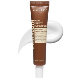 NINELESS-Ever-Youth Dual Effect Eye Cream 20ml | Crema para Ojos de Doble Acción con Niacinamida, Adenosina, Ácido Hialurónico y Ceramidas | Lifting Instantáneo, Reducción de Arrugas y Círculos Oscuros | Hidratación Profunda y Efecto Reafirmante Duradero