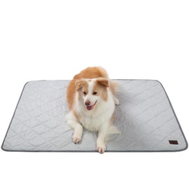 Snocyo Kühldecke für Hunde waschbar, Q-MAX>0.4, wasserdichte Hundedecke 150×127cm, doppelseitige Kühl- und Plüsch-Haustierdecke, kühlende Sofadecke Bettdecke für große Hunde