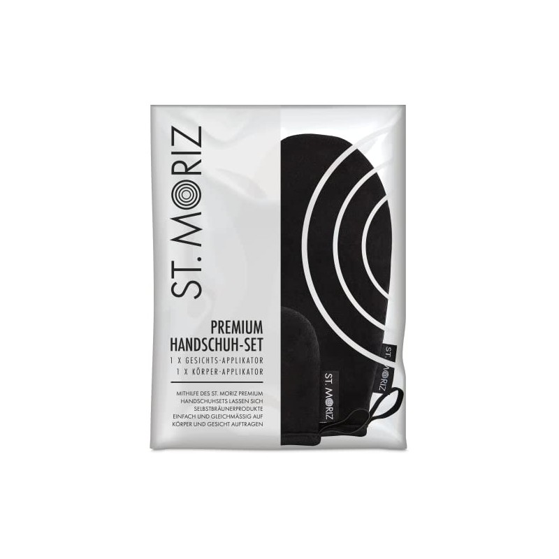 St. Moriz Applicator Premium Glove Set Face and Body 1