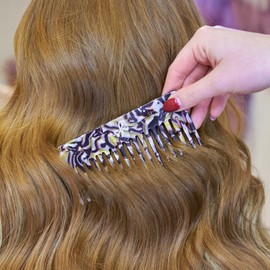 Simply Hair Wide Tooth Comb For Curls, Comb For Curly Hair, Curl Comb, Curly Hair Comb, Wide Tooth Comb, Shower Comb, Wide Comb For Brushing Out Curls, Durable and LightWeight (Tortoise)