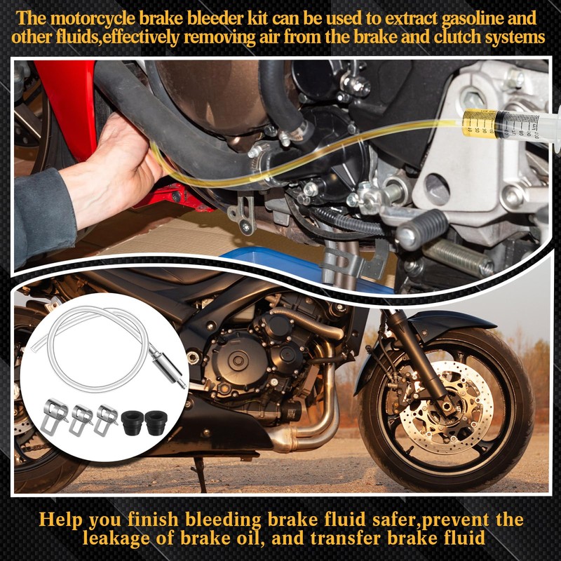 Innconee Brake Bleed Kit Hydraulic Disc Clutches Bleeding Kit Includes
