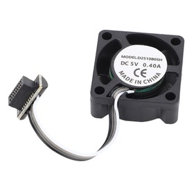 3D Printer Cooling Fan, 2510 5V PWM 18000PRM Oil Bearing Blower Fan Brushless Cooling Fan for Hotend Extruder Heatsinks for Bambu Lab P1P P1S 3D Printer Parts Accessories