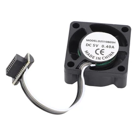 3D Printer Cooling Fan, 2510 5V PWM 18000PRM Oil Bearing Blower Fan Brushless Cooling Fan for Hotend Extruder Heatsinks for Bambu Lab P1P P1S 3D Printer Parts Accessories