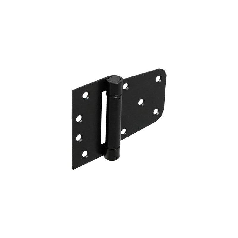 Gedotec Self-closing hinges for screwing on, 1 piece, black door