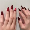 NAILKISS 12ml Dark Red&Burgendy Red Cat Eye Magnetic Gel Polish