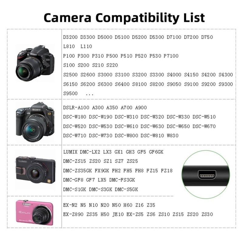 chenyang 3 Pack Mini 8Pin to USB 2.0 Adapter, USB