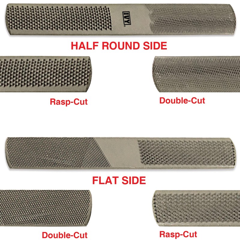 IVY Classic 12117 8" 4-in-1 File/Rasp, 1/Card
