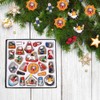 Christmas Countdown Calendar 24 Days Hanging Wooden Pendants for Christmas
