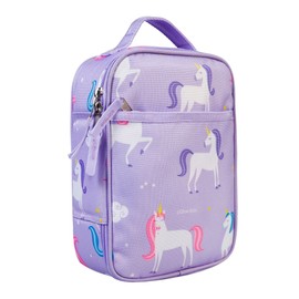Wildkin Kids Eco Lunch Bag for Boys and Girls, Perfect for Elementary Stylish Reusable Lunch Bag, Keep Your Food Fresh for School & Travel Lunch Bags for Kids (Unicorn)