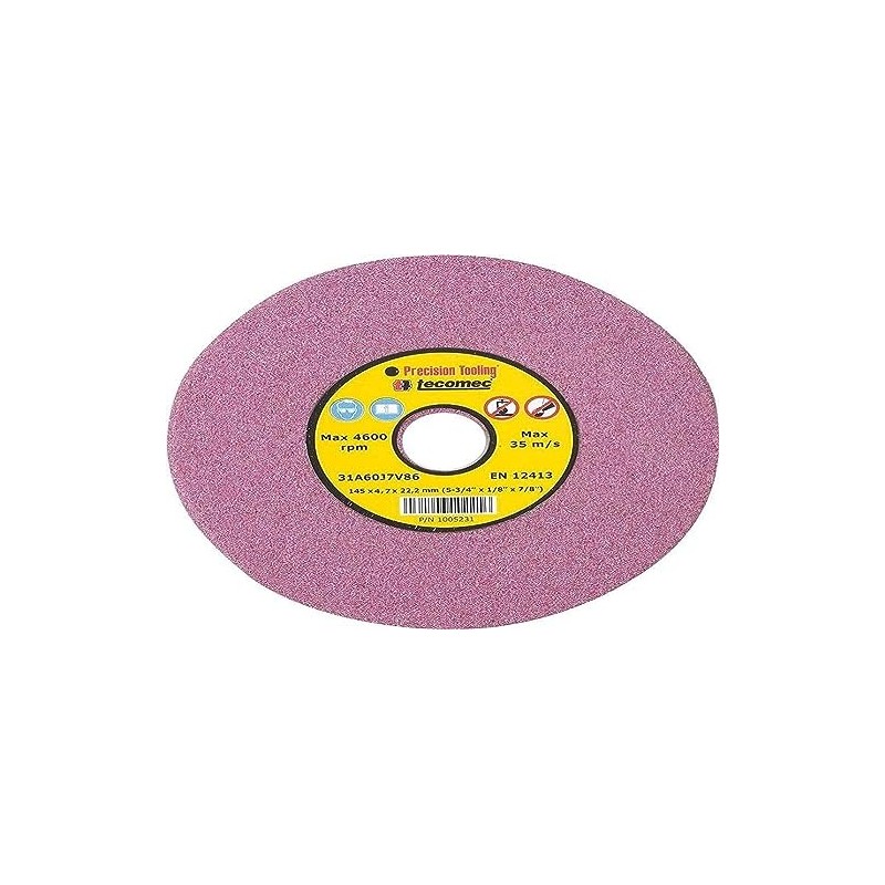 Tecomec 01005004 Grinding Wheel 3/16" Chainsaw Chain Sharpening, 5-3/4" X