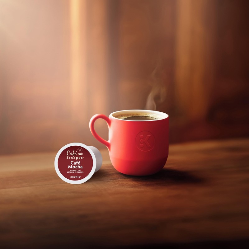Café Escapes Café Mocha Keurig Single-Serve K-Cup Pods, 24 Pods