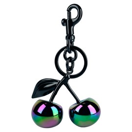 ERTUNA Cherry Bag Charm Purse Charms Keychain- Car Cherry Accessories keychian Gifts for Women Christmas Valentine Bag Gifts For Women - Psychedelic