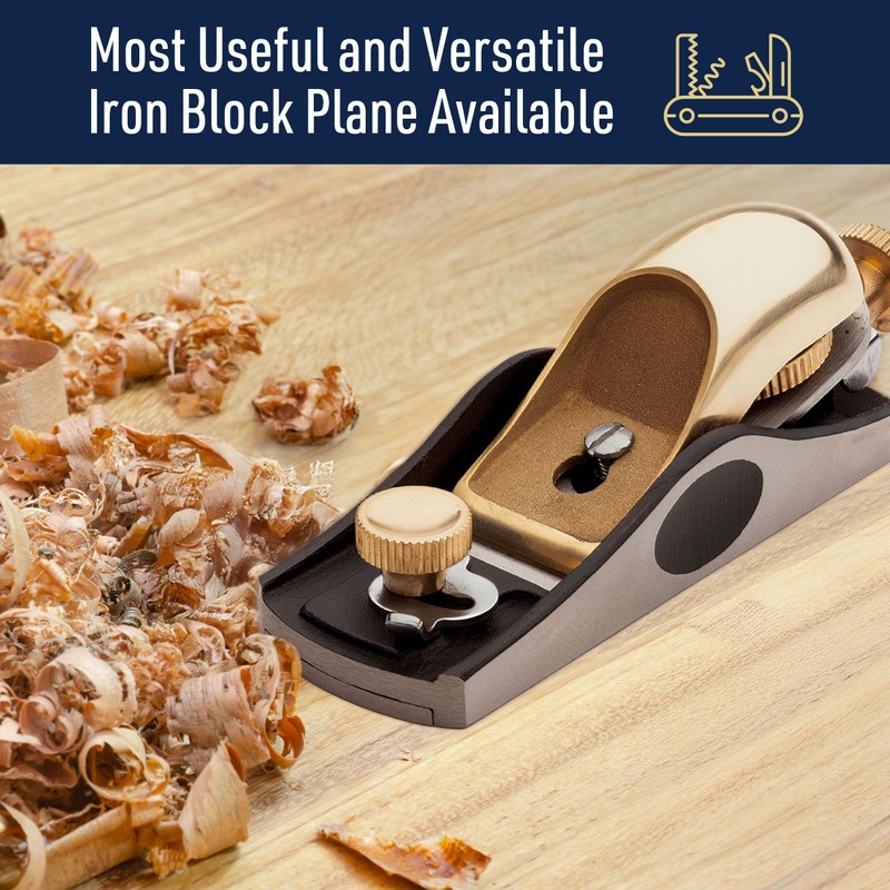 Low Angle Block Plane - Wood Planer Hand Tool with