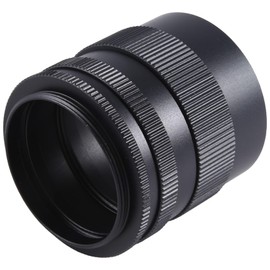 Geroosaty Macro Extension Tube Ring, Black Macro Extension Tube Ring, Metal Macro Extension Tube Ring for M42, 42mm Screw Mounting Kit for Film/Digital SLR Camera Adapter
