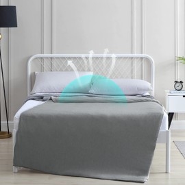 EXQ Home Cooling Weighted Blanket Cover 48x72 -Queen Size Premium Soft Duvet Cover for Weighted Blanket with Zipper,Machine Washable Duvet Cover (Dark Grey,Duvet Cover Only)