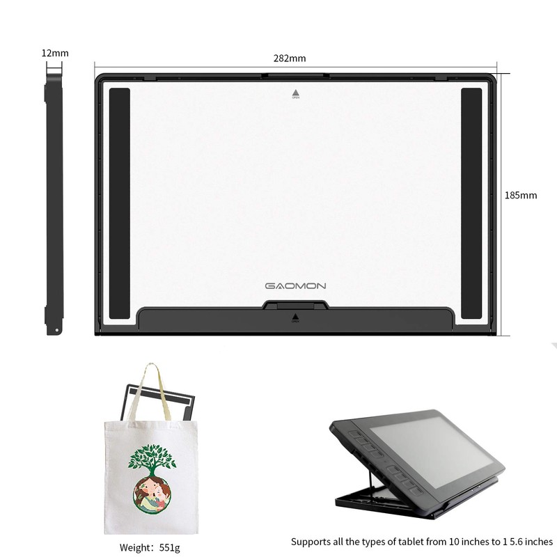 GAOMON GMS01 Universal Adjustable Tablet Stand PD1161/PD156PRO and Other Pads/Art