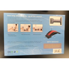 Lydia Becky Waist Relax Mate Multi Level Back Stretcher Stretching Device Back Pain- Black