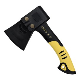 ZEUSTR 10" Splitting Axe Hatchet with Nylon Shock-Absorbing Handle, Camping Axe for Small Logs