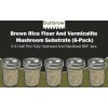 Out-Grow BRF Jars Brown Rice Flour Mushroom Substrate (6 Pack)