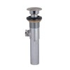 EZ-FLO Pop-Up Lavatory Sink Drain Assembly, Brass Body with Brushed