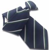 Men's Navy with Bottle Green & White Stripe Clip On