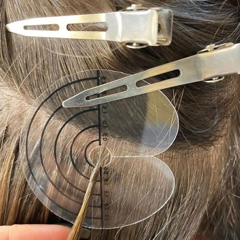 Hair Extension Stencil, Section Hair Extensions, Hair Extension Protection Stencil,