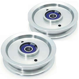2 Pack Solid Steel Billet Idler Pulley w/Bigger Replaceable Bearing 88663 for Bush Hog Finish Mower MTH600 RDTH72 5-3/4" Diameter Zero Turn Lawn Mower Rotary Cutters Tri Deck Flex Wing Deck Bushhog
