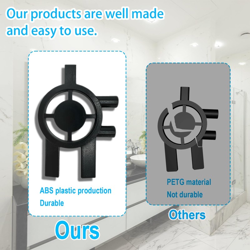 6pcs Dispenser Key Replacement for Cintas & Sanis,3-in-1 Toilet Paper