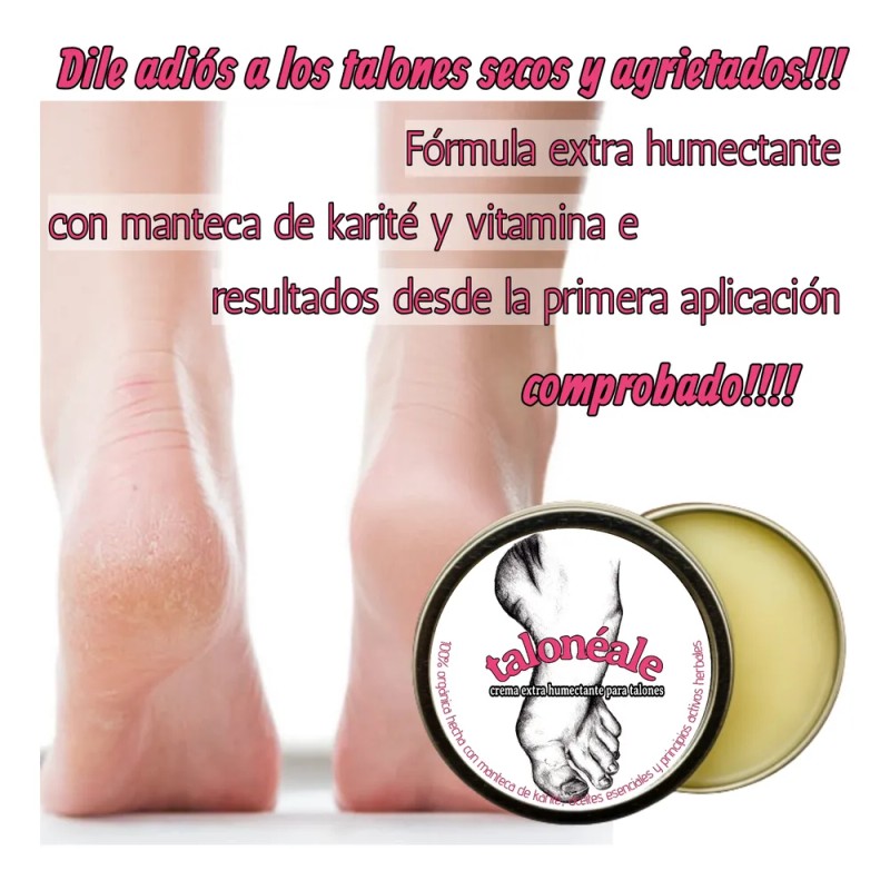 Crema Para Talones Agrietados Y Pies Secos Extra Humectante Neutra