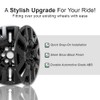 Set of 4 17" 6 Y Spoke Snap-On Wheel Skins