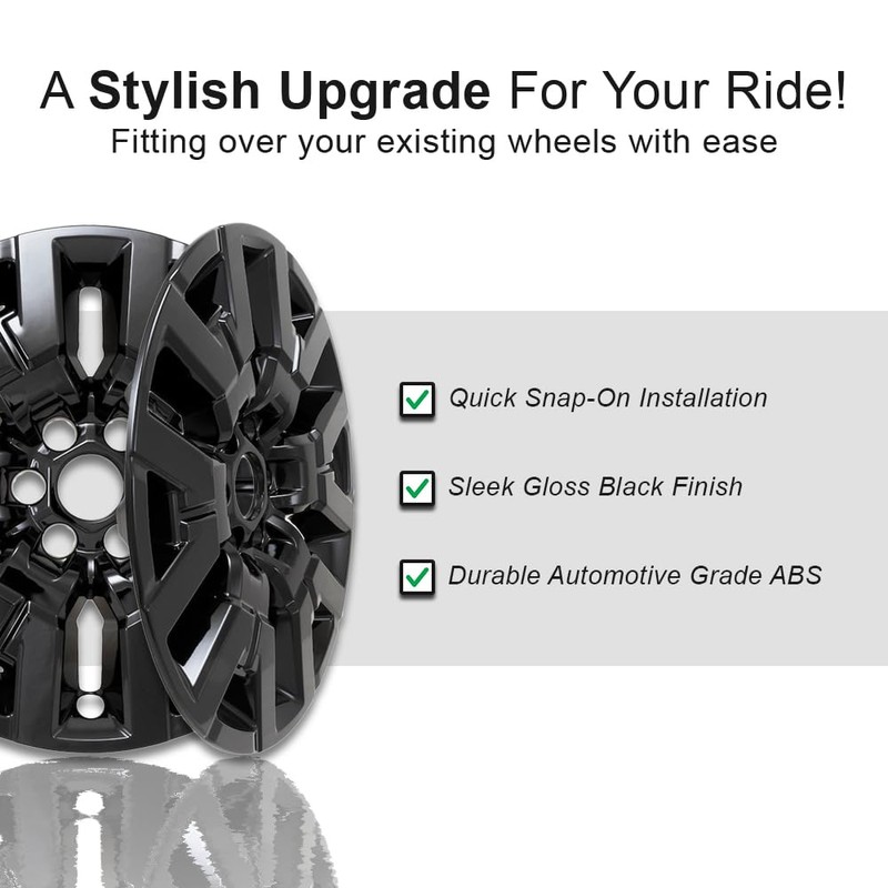 Set of 4 17" 6 Y Spoke Snap-On Wheel Skins