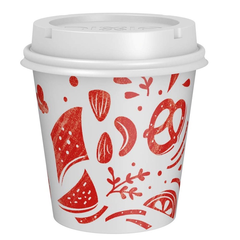Dixie To Go Snack Cups with Lids, 10 Ounce Travel