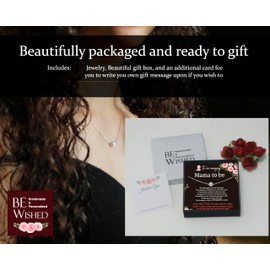 New Mom Gifts for Women, 14K Rose Gold Filled Ready to Gift Pearl Necklace with Meaningful and Sentimental Message