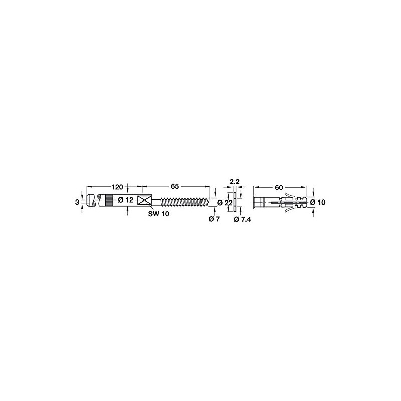 Gas N Pow3r Concealed Shelf Supports Brackets 120mm Floating Hidden