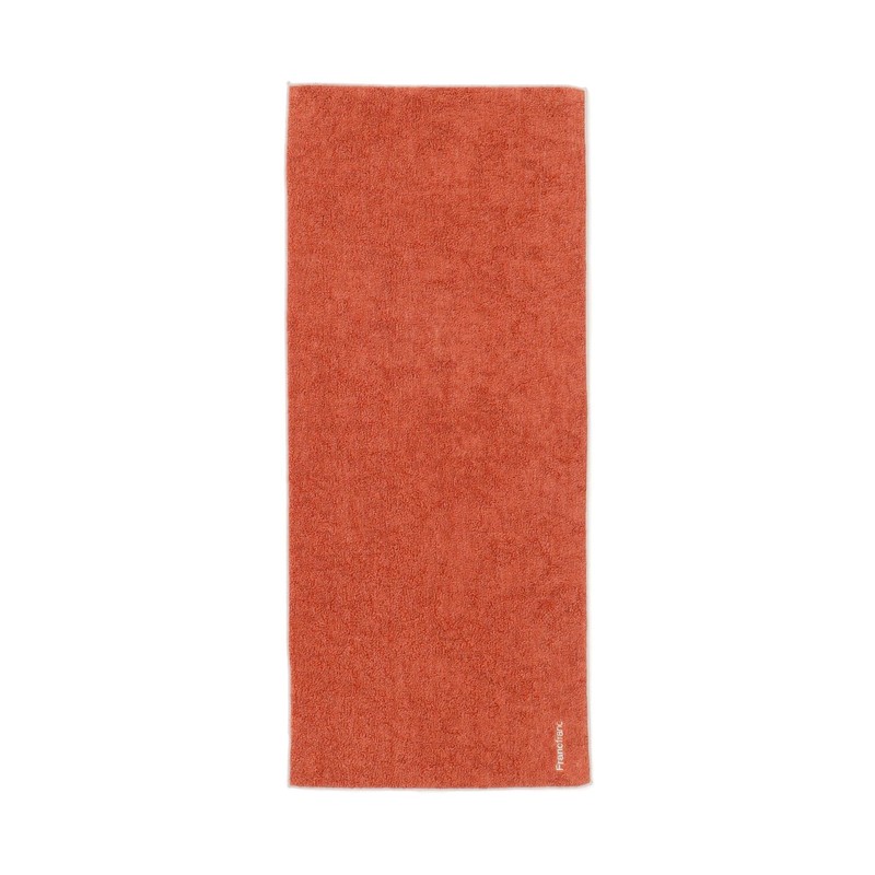 Francfranc Franc Antibacterial Odor Resistant Easy Drying Face Towel, Orange