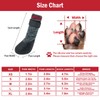 Mihachi Dog Socks Rubber Sole Paw Protectors with Straps Traction