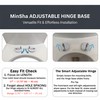 MinShaToilet Seat Soft Close with Quick Release Easy Install