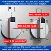 Cooker Knobs Child Lock Pack of 3 Transparent for Large